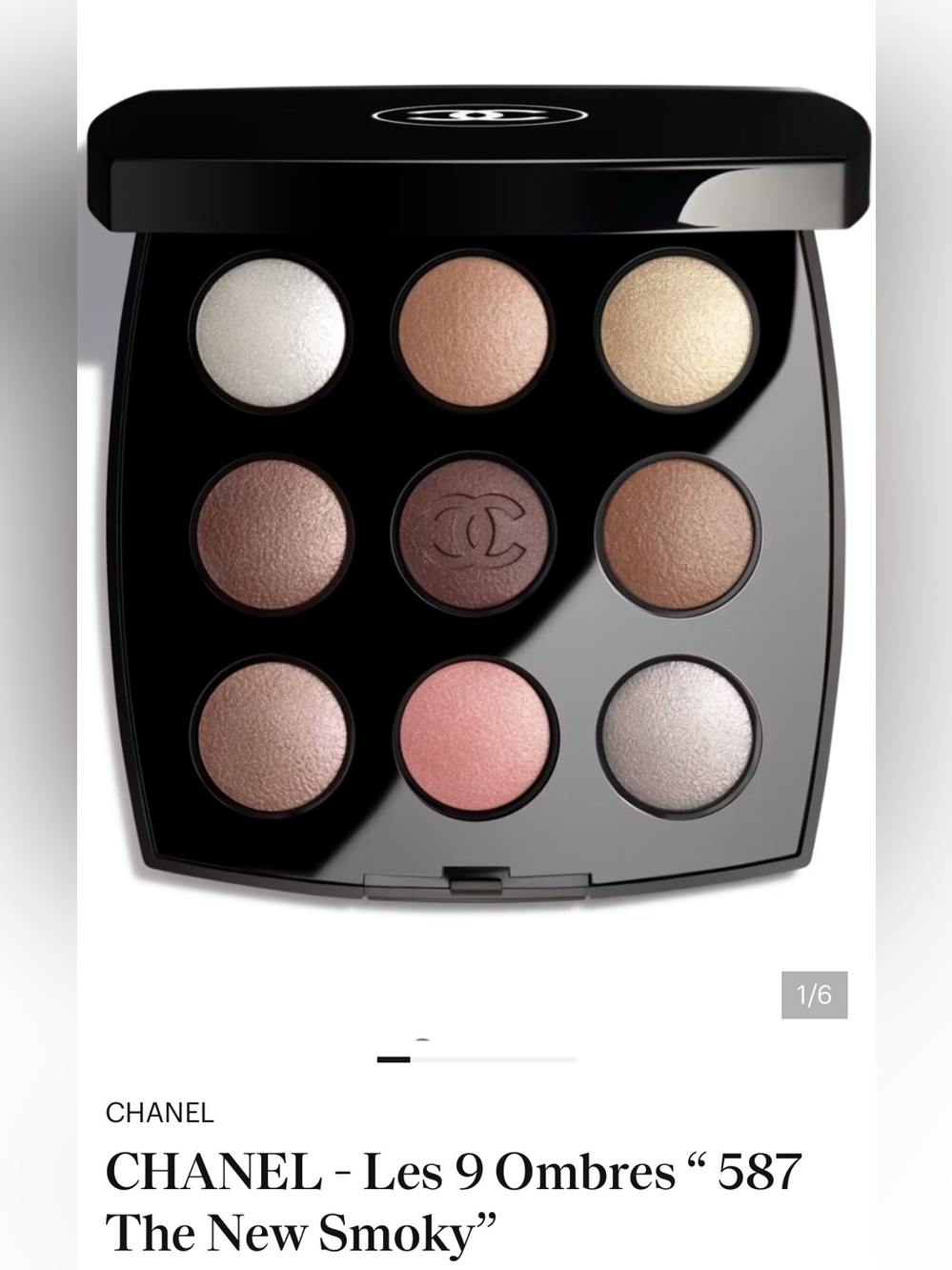CHANEL Les 9 Ombres Eyeshadow Palette Neutral, Pink, Cream, Taupe & Bronze, NWT